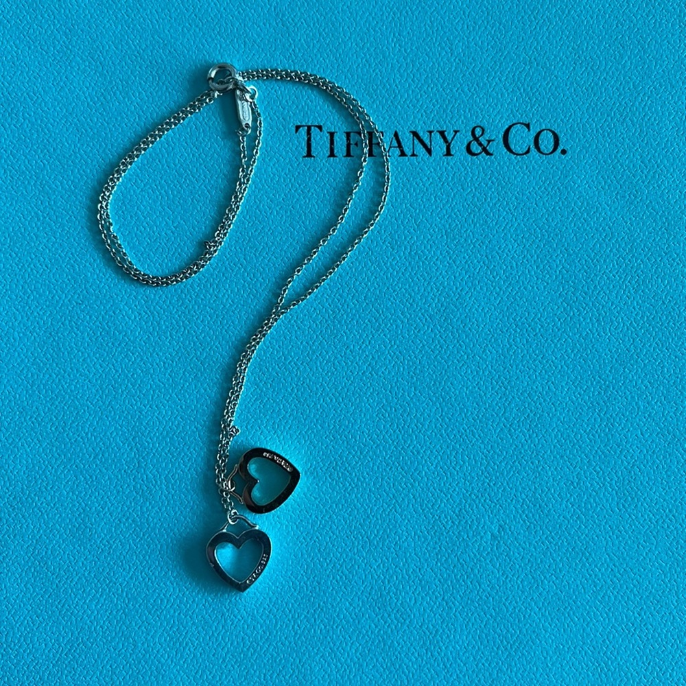 Tiffany & Co. double heart necklace - Picture 16 of 16